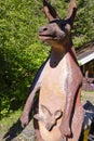 Parikkala, Finland - August 21, 2015: Sculptures by ITE-artist Veijo Ronkkonen in his sculpture park Parikkalan