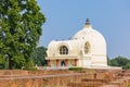 Parinirvana Stupa and temple, Kushinagar, India Royalty Free Stock Photo