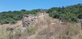 Parion ancient city, this is the sliding walls, Ãâ¡anakkale Kemer biga, Turkish bath and living areas, Spartans and Athenians