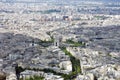 Paris from Above Royalty Free Stock Photo