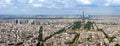 Paris aerial panorama Royalty Free Stock Photo