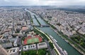 Paris, aerial view Royalty Free Stock Photo