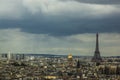 Paris aerial view Royalty Free Stock Photo