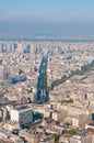 Paris aerial view from Montparnasse tower