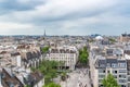 Paris, aerial view Royalty Free Stock Photo