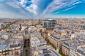 Paris, aerial view Royalty Free Stock Photo