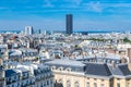 Paris, aerial view Royalty Free Stock Photo