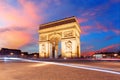 Paris, Arc de Triumph, France Royalty Free Stock Photo