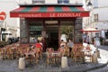 Le Consulat, typical cafe in Paris