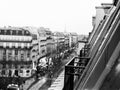 Paris balcony in winter