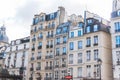 Paris, beautiful building, typical parisian facade