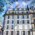 Paris, beautiful buildings, boulevard Voltaire