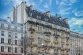 Paris, beautiful buildings boulevard Voltaire