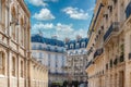 Paris, beautiful buildings in a luxury neighborhood