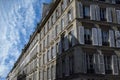 Paris, beautiful facades rue de Sevres Royalty Free Stock Photo