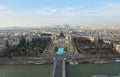 Paris bird's eye view