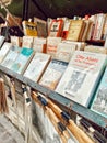 Paris books stand street, Vintage books