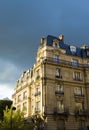 Paris. Building it illuminated Royalty Free Stock Photo