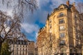 Paris, building in winter Royalty Free Stock Photo