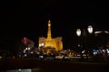 Paris Casino- Las Vegas in spring Royalty Free Stock Photo