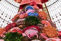 Paris Christmas tree decoration detail Royalty Free Stock Photo