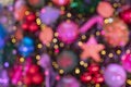 Paris Christmas tree decoration detail Royalty Free Stock Photo