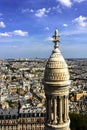Paris - Circa May 2011: Aerial View of Paris From the Sacre Coeur Basilica III Royalty Free Stock Photo