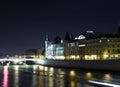 Paris: Cite island view with La Conciergerie