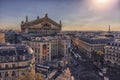 Paris city in afternoon Royalty Free Stock Photo