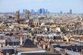 Paris city skyline with 6th Arrondissement