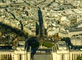 Paris City View-Look at the city from a height
