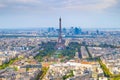 Paris cityscape with Eiffel Tower Royalty Free Stock Photo