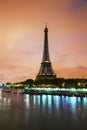 Paris cityscape with Eiffel tower