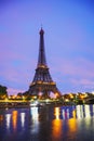 Paris cityscape with Eiffel tower