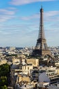 Paris cityscape with Eiffel Tower. Paris, France Royalty Free Stock Photo