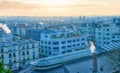 PARIS - DECEMBER 2012: Aerial view of Paris from Montmartre. Par