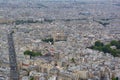 Paris dense city Royalty Free Stock Photo