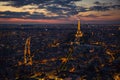 Paris, Eiffel tower, cityscape Royalty Free Stock Photo