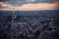 Paris, Eiffel tower, cityscape Royalty Free Stock Photo