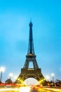 Paris Eiffel Tower at the early morning Royalty Free Stock Photo