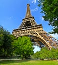 Paris Eiffel Tower France Royalty Free Stock Photo