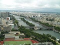 Paris from the Eiffel tower, France Royalty Free Stock Photo