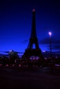 Paris, Eiffel Tower at night