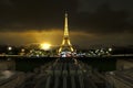 Paris Eiffel Tower at night Royalty Free Stock Photo