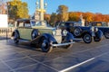 Paris. Exhibition of retro cars.