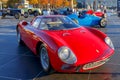 Paris. Exhibition of retro cars.