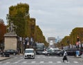 Paris famous sightseeing spot Champs-Elysees