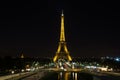 Paris, France - 09 13, 2012: Eifel tower at night, Paris, France Royalty Free Stock Photo