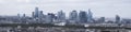 Paris, France, aerial view, La Defense, district, city, skyline, skyscrapers, modern, buildings, shopping center, business Royalty Free Stock Photo