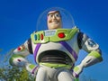 Paris, France - April 209: buzz Lightyear in Disneyland Paris park in Marne-la-Vallee